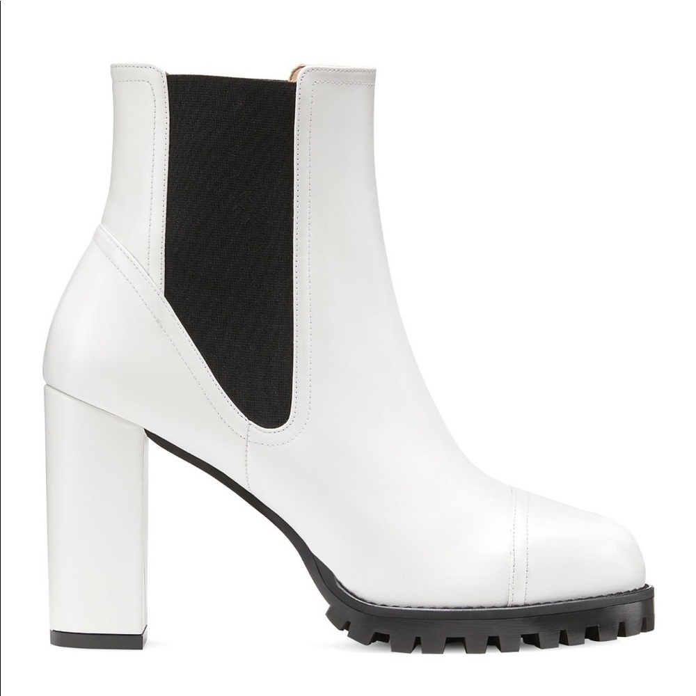 Stuart Weitzman Chelsea Boot in Oat